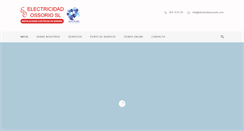Desktop Screenshot of electricidadossorio.com